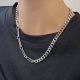 Adjustable Link Cuban Chain Necklace Link Chain Choker Necklace